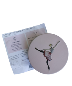 Fine momentum ballet class ballerina hair kit (black)